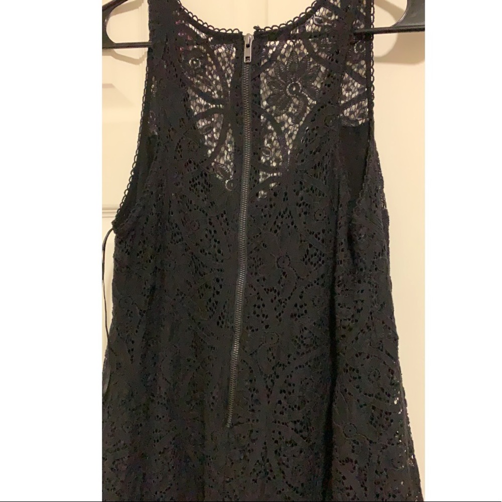 Free People Black Lace Skater Dress - Picture 2 of 3